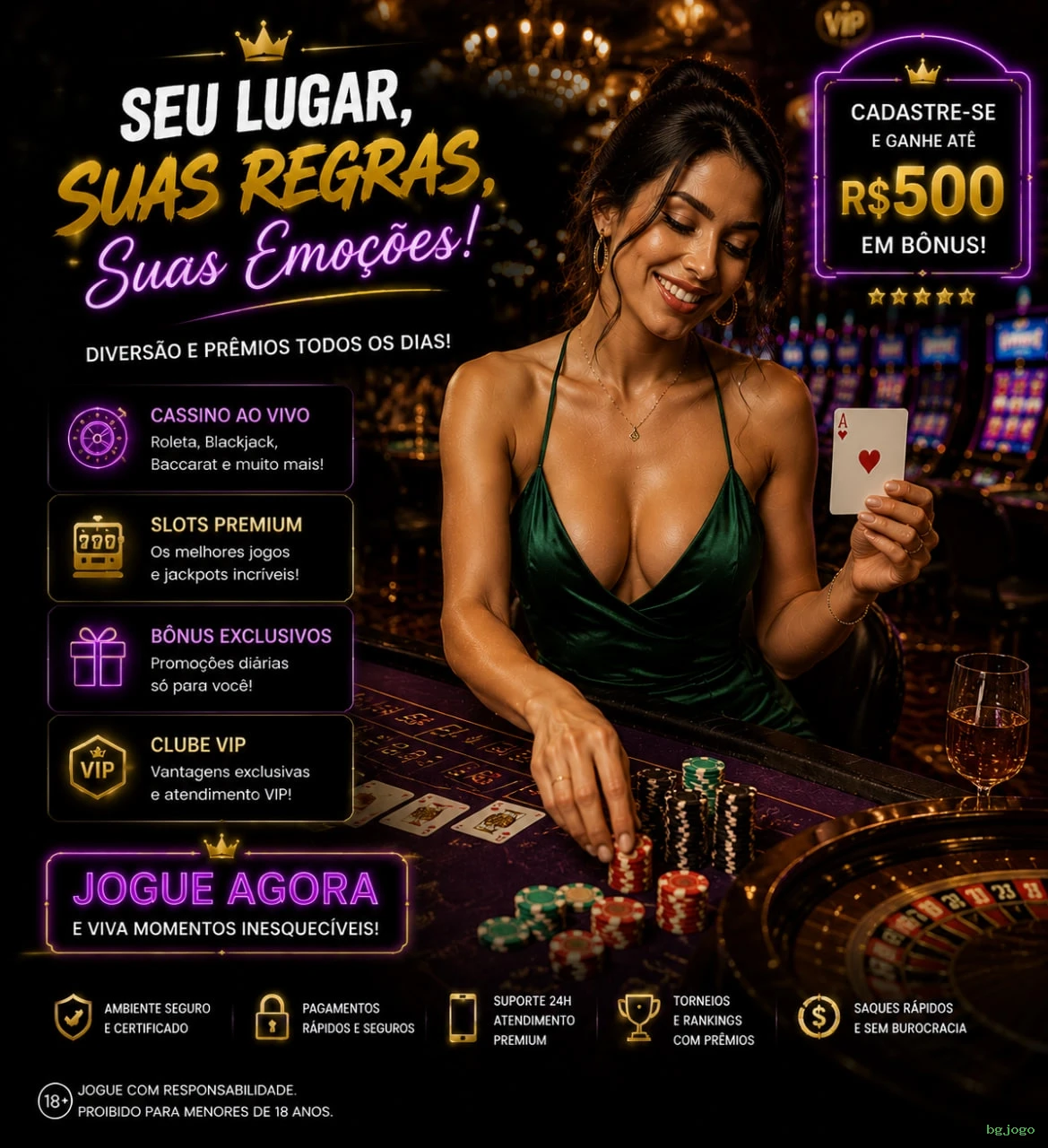 Bônus de boas-vindas bgjogo